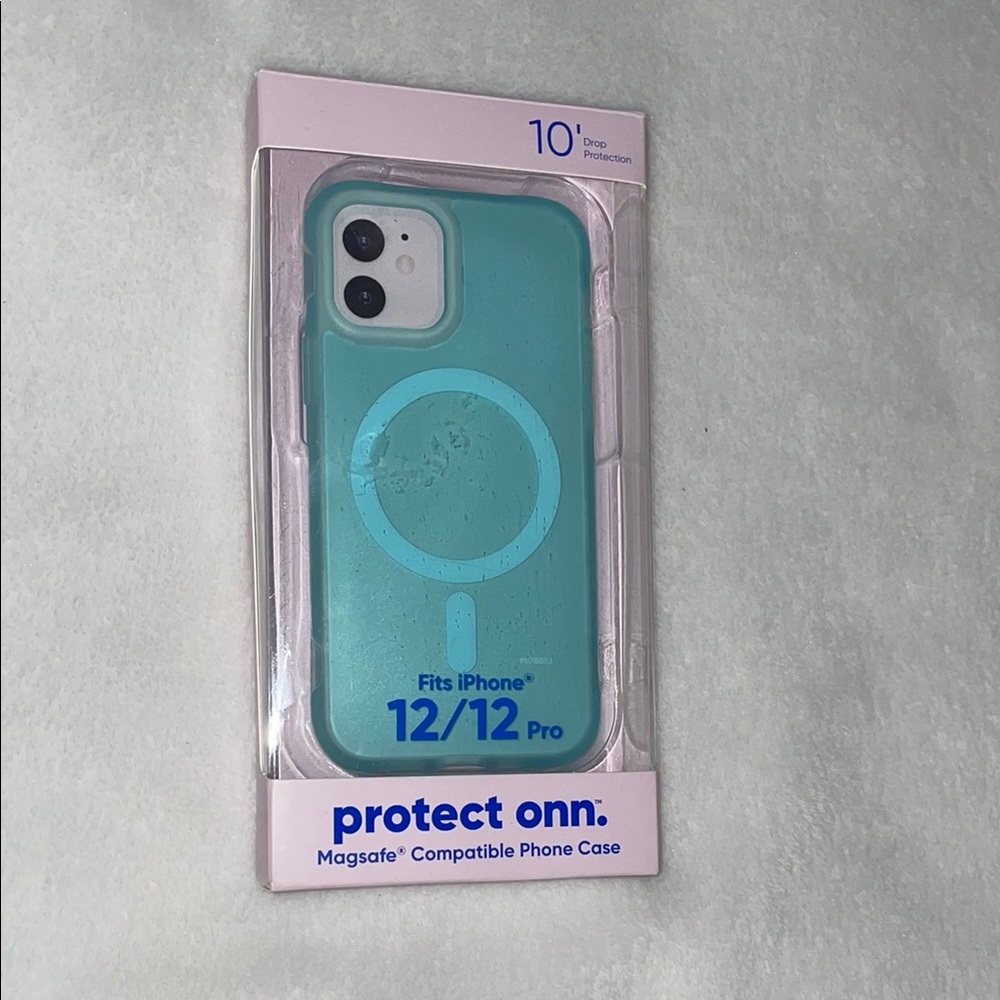 Teal Phone Case for iPhone 12/12 Pro